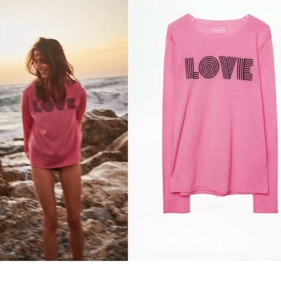 Zadig & Voltaire Sweaters - Zadig & Voltaire Gwendal Bis Merino-Wool Sweater